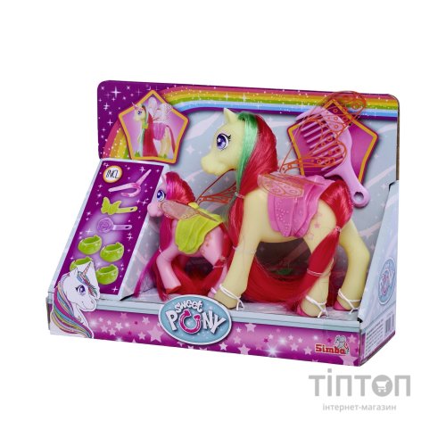 Ігровий набір Simba Поні з крилами Магічна сім''я з гребінцем та аксесуарами (5940142)