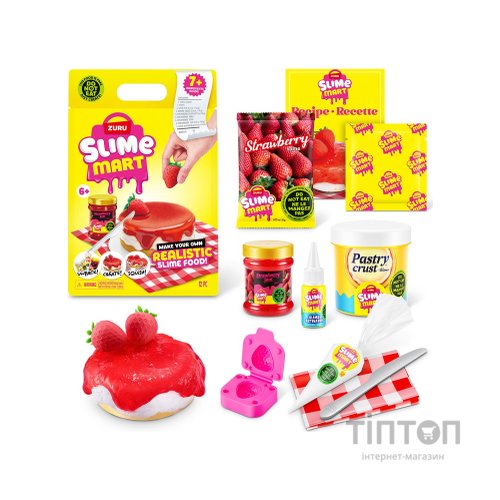 Ігровий набір Slime Mart Shopping Bag Полуничний чизкейк (15901A)