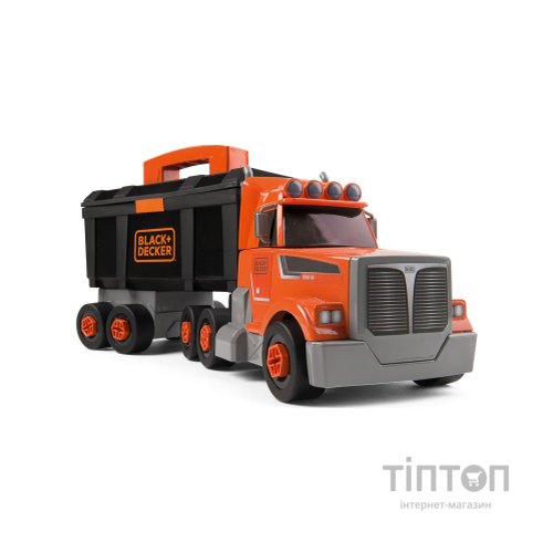 Ігровий набір Smoby Блек Деккер. Вантажівка з кейсом, краном та інструментами, 43 х 13 х 17 см (360912)