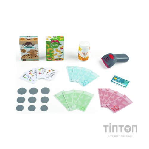 Ігровий набір Smoby Електронна каса з терміналом вагами та звуковим сканером (350114)