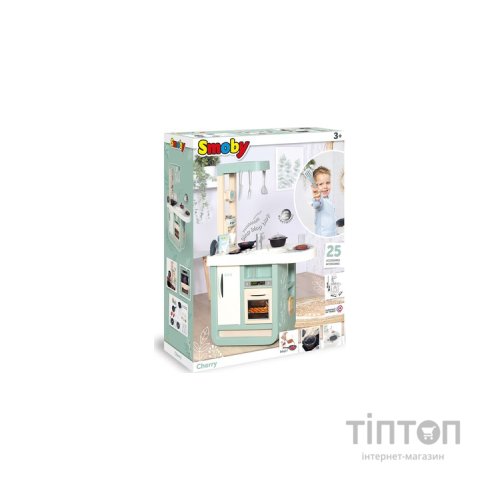 Ігровий набір Smoby Інтерактивна кухня Черрі з духовкою та холодильником (310914)