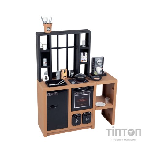 Ігровий набір Smoby Інтерактивна кухня Лофт із кавоваркою, аксесуарами та звуковим ефектом (312600)