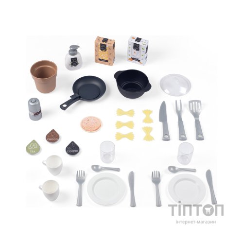 Ігровий набір Smoby Інтерактивна кухня Лофт із кавоваркою, аксесуарами та звуковим ефектом (312600)