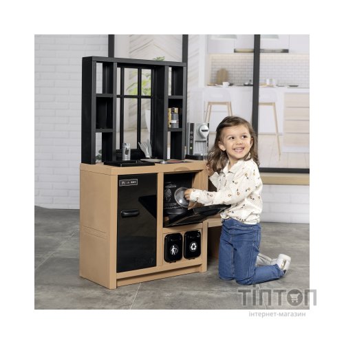Ігровий набір Smoby Інтерактивна кухня Лофт із кавоваркою, аксесуарами та звуковим ефектом (312600)