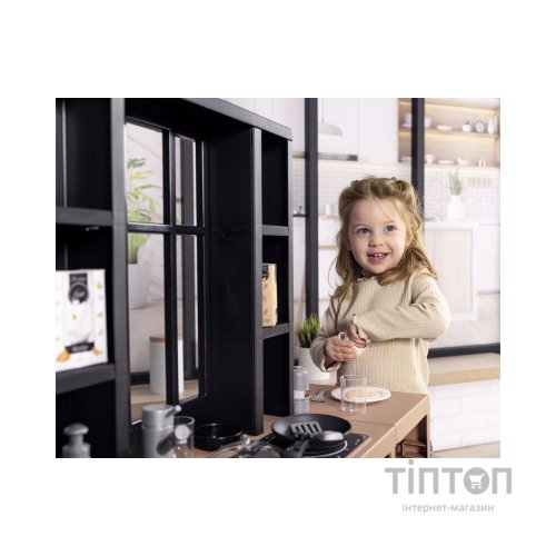 Ігровий набір Smoby Інтерактивна кухня Лофт із кавоваркою, аксесуарами та звуковим ефектом (312600)