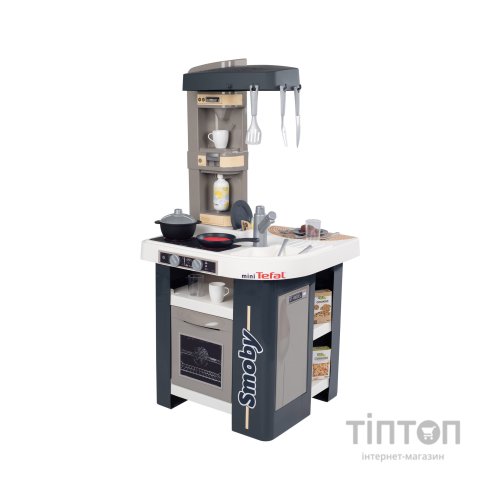Ігровий набір Smoby Інтерактивна кухня Тефаль Студіо Френч з аксесуарами Графітова (311056)