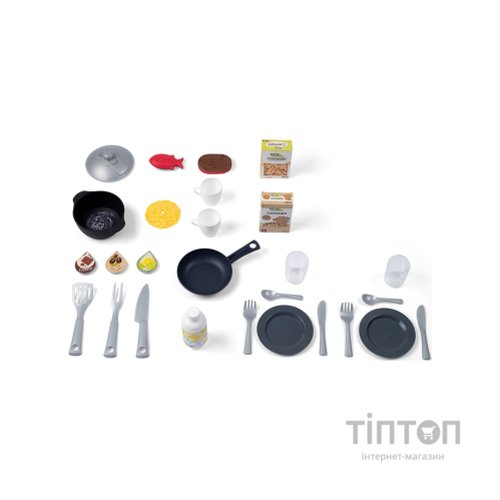 Ігровий набір Smoby Інтерактивна кухня Тефаль Студіо Френч з аксесуарами Графітова (311056)