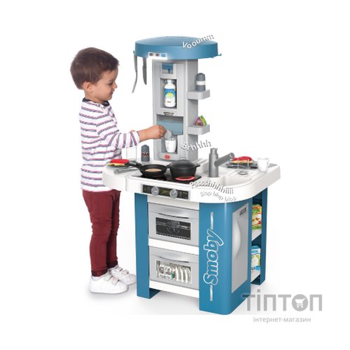 Ігровий набір Smoby Інтерактивна кухня Тек Едішн зі звуковими та світловими ефектами, 35 аксесуарів (311052)