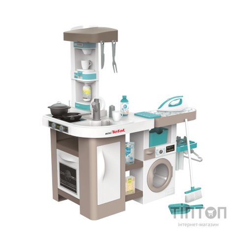 Ігровий набір Smoby Інтерактивний набір 2 в 1 Тефаль Кухня + Пральня (311050)