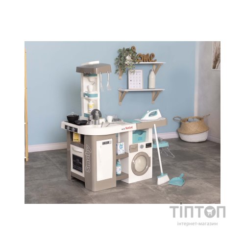 Ігровий набір Smoby Інтерактивний набір 2 в 1 Тефаль Кухня + Пральня (311050)