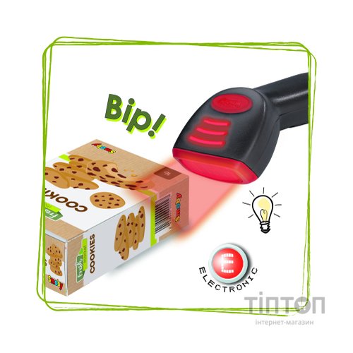 Ігровий набір Smoby Інтерактивний супермаркет Фреш з кошиком та сканером зі світловими та звуковими ефектами (350233)