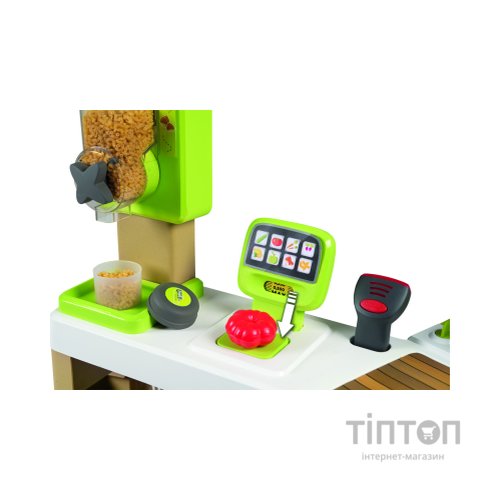 Ігровий набір Smoby Інтерактивний супермаркет Фреш з кошиком та сканером зі світловими та звуковими ефектами (350233)