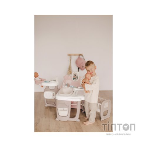 Ігровий набір Smoby Toys Baby Nurse Кімната малюка з кухнею, ванною, спальнею та аксесуарами (220376)