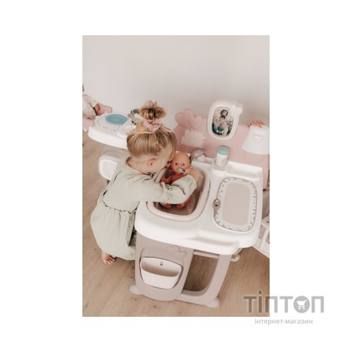 Ігровий набір Smoby Toys Baby Nurse Кімната малюка з кухнею, ванною, спальнею та аксесуарами (220376)
