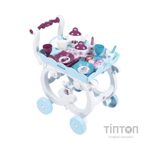 Ігровий набір Smoby Toys Візок Фроузен-2 Знімна таця і сервіз 17 аксесуарів (310517)