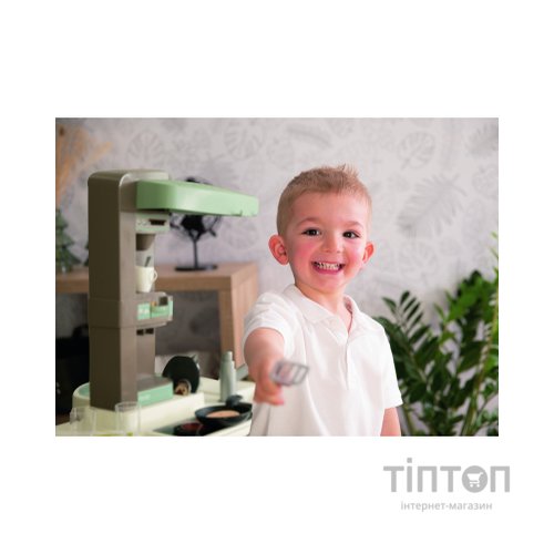 Ігровий набір Smoby Велика інтерактивна кухня Тефаль Студіо з ефектом кипіння 34 аксесуари М'ятно-сіра з білим (311053)