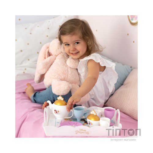 Ігровий набір Smoby Візок Дісней Принцеси зі знімним підносом із сервізом 17 аксесуарів (312502)