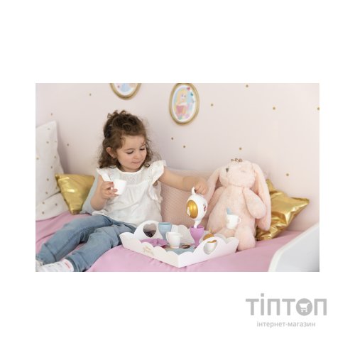 Ігровий набір Smoby Візок Дісней Принцеси зі знімним підносом із сервізом 17 аксесуарів (312502)