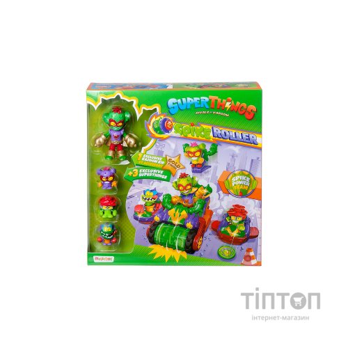 Ігровий набір SuperThings Kazoom Kids S1 Спайк-Ролер Кактус (PSTSP514IN00)