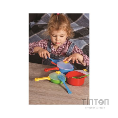 Ігровий набір Tigres набір посуду столовий Ромашка 10 елементів стандарт (39142)