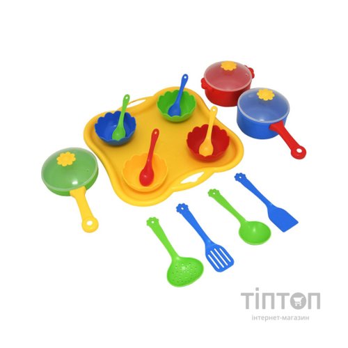 Ігровий набір Tigres набір посуду столовий Ромашка 19 елементів (39146)
