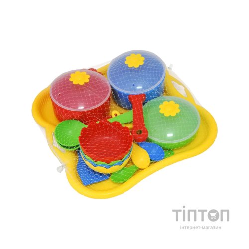 Ігровий набір Tigres набір посуду столовий Ромашка 19 елементів (39146)