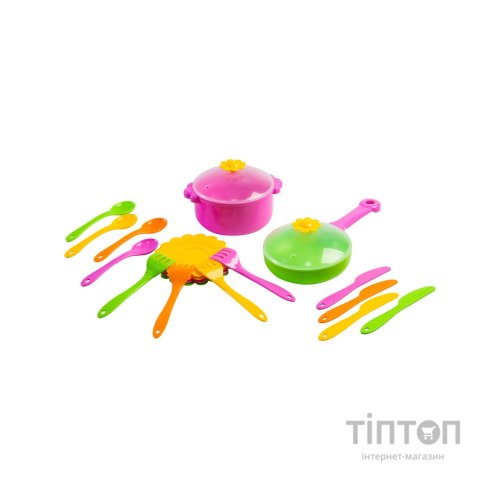 Ігровий набір Tigres набір посуду столовий Ромашка 20 елементів (39147)