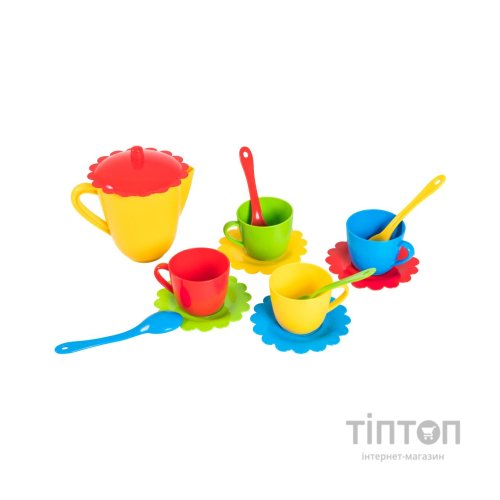 Ігровий набір Tigres посуда Ромашка на 4 персони з чайником ЛЮКС (39085)