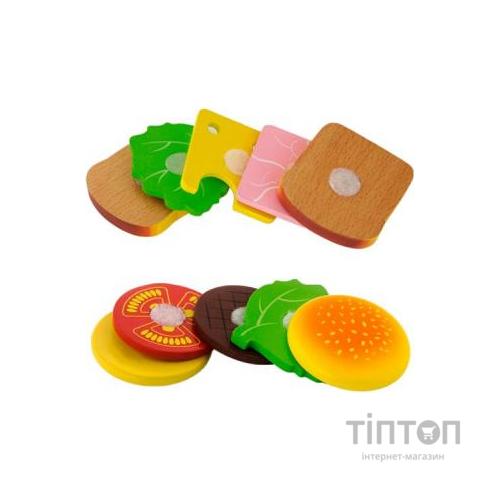 Ігровий набір Viga Toys Гамбургер і сендвіч (50810)