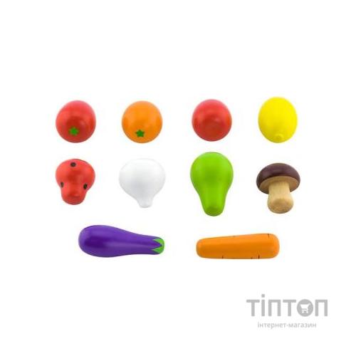 Ігровий набір Viga Toys кулінара Овочі та фрукти (50734)