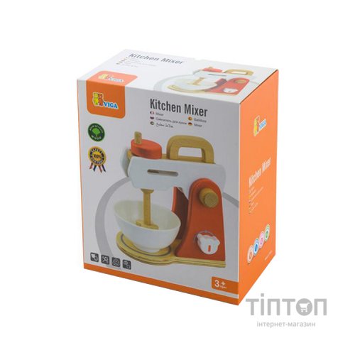 Ігровий набір Viga Toys міксер з дерева (50235FSC)