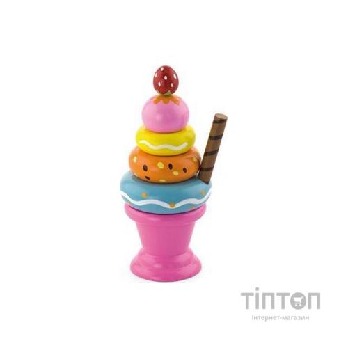 Ігровий набір Viga Toys Морозиво з фруктами. Полуничка (51321)