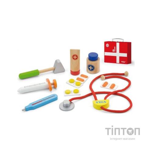 Ігровий набір Viga Toys Валіза лікаря (50530)