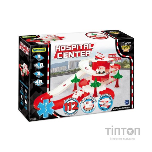 Ігровий набір Wader Play Tracks City - набір швидка допомога (53530)