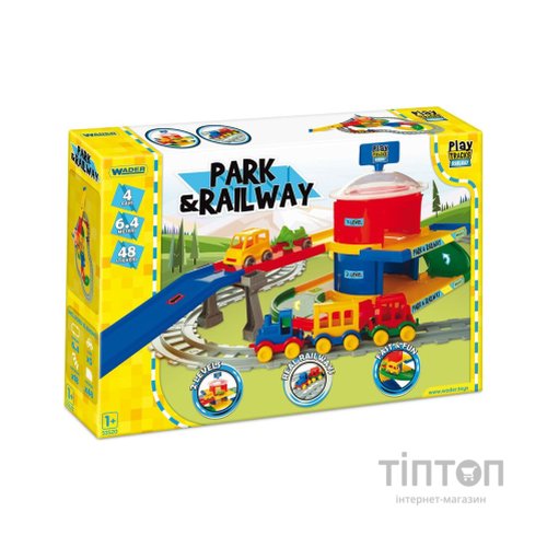 Ігровий набір Wader Play Tracks вокзал 6,4 м (51520)