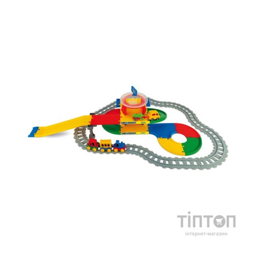 Ігровий набір Wader Play Tracks вокзал 6,4 м (51520)