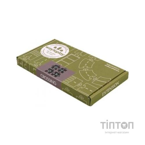 Ігровий набір Waytoplay додаткових елементів Перехрестя 4 дорожні частини (063)