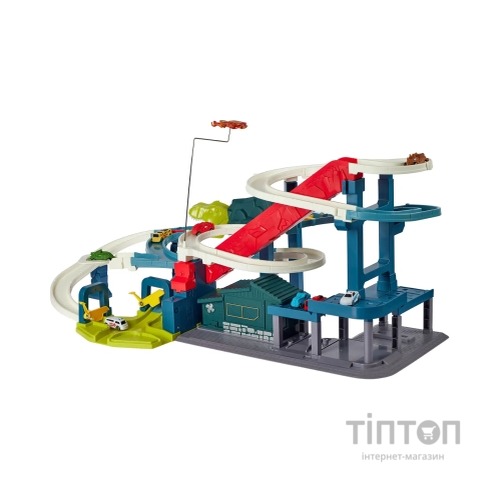 Ігровий набір ZIPP Toys Dino автотрек-міська розв'язка електричний, 8 машинок (6603A)