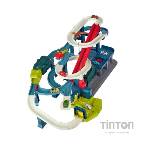 Ігровий набір ZIPP Toys Dino автотрек-міська розв'язка електричний, 8 машинок (6603A)