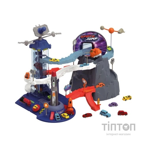 Ігровий набір ZIPP Toys Dino автотрек-ракета електричний, 6 машинок (5508A)