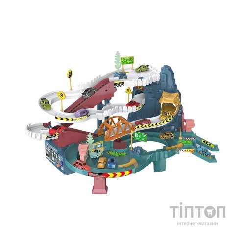 Ігровий набір ZIPP Toys Dino автотрек-серпантин електричний, 6 машинок (5501A)