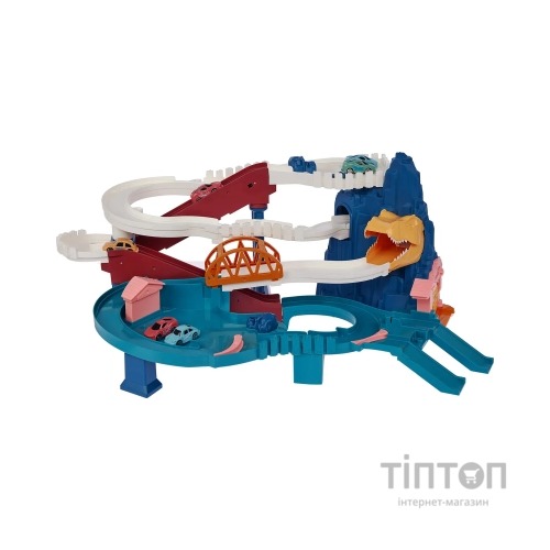 Ігровий набір ZIPP Toys Dino автотрек-серпантин електричний, 6 машинок (5501A)