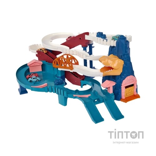 Ігровий набір ZIPP Toys Dino автотрек-серпантин електричний, 6 машинок (5501A)