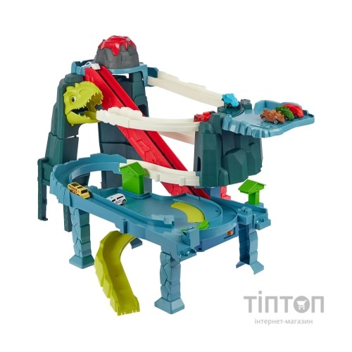 Ігровий набір ZIPP Toys Dino автотрек-вулкан електричний, 8 машинок (5505A)