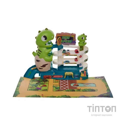Ігровий набір ZIPP Toys Dino паркінг електричний, 6 машинок (3311A)