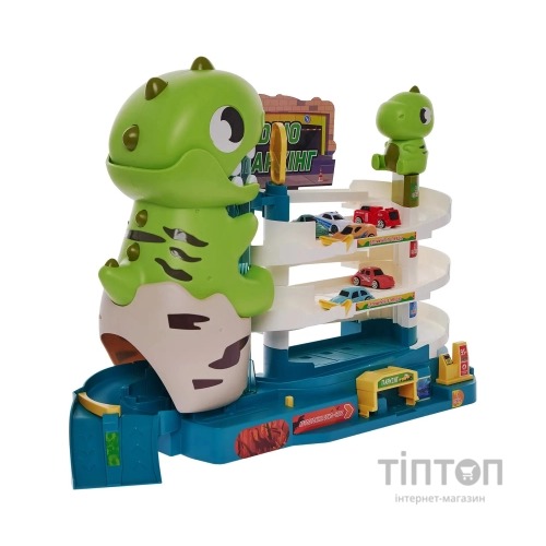 Ігровий набір ZIPP Toys Dino паркінг електричний, 6 машинок (3311A)
