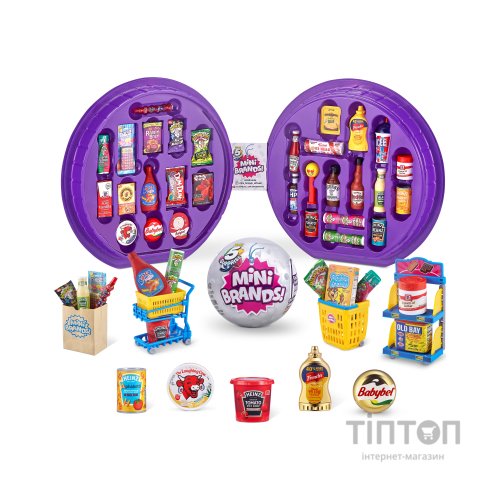 Ігровий набір Zuru Mini Brands Supermarket Колекційний дисплей з 5 фігуркам (77205)