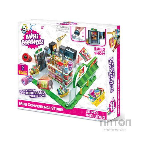 Ігровий набір Zuru Mini Brands Supermarket Магазин біля дому (77206)