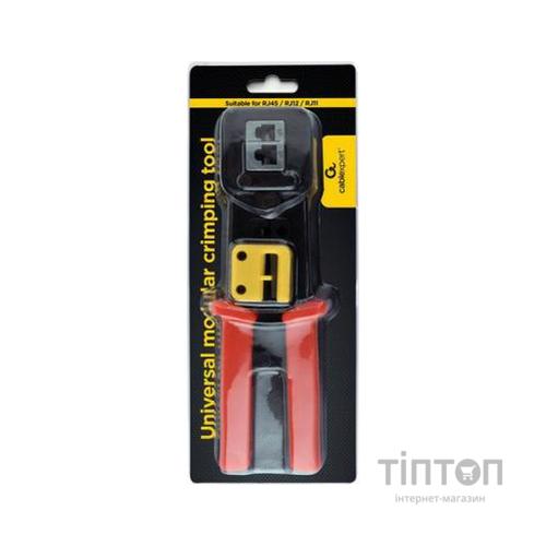 Інструмент Cablexpert RJ45/RJ12/RJ11, обрізає при обжимці (T-WC-05)