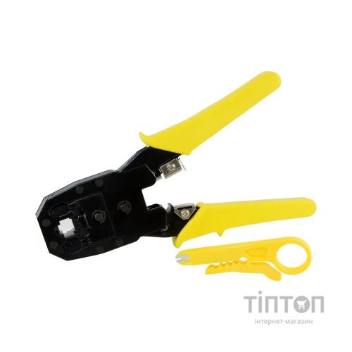 Інструмент Merlion RJ-45 (8P8C), RJ-12/11 (6P6C), 4P/6P/8P, Yellow (YT-BS-3268 / 10135)